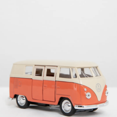 Welly / Volkswagen Classical Bus - Pull Back / Oranje