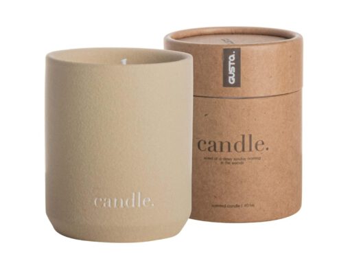 Gusta / Scented Candle / Taupe
