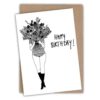Helen B / Wenskaart met omslag / Happy Birthday Flower Girl